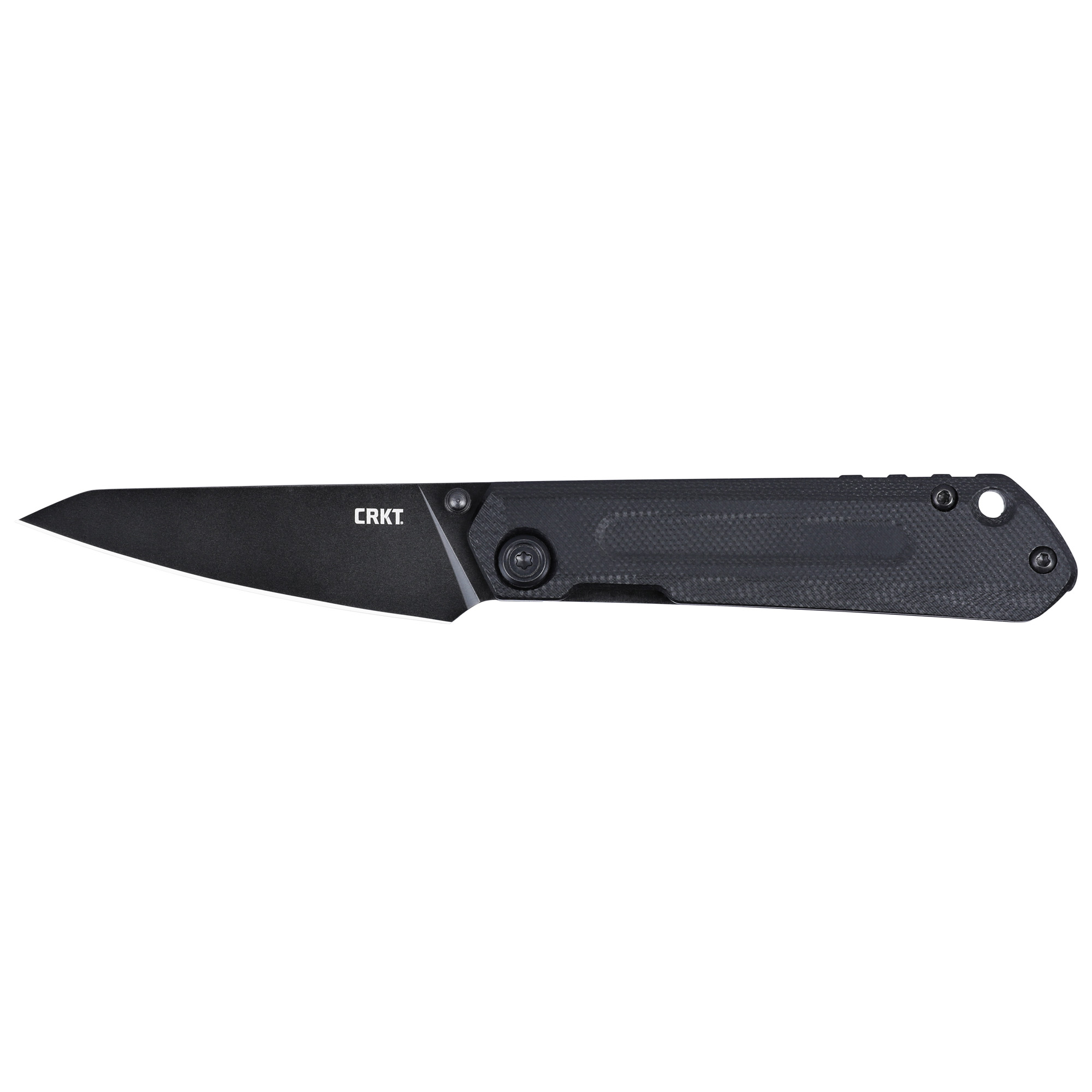 CRKT STRAIGHT PLAIN EDGE 2.60" BLK