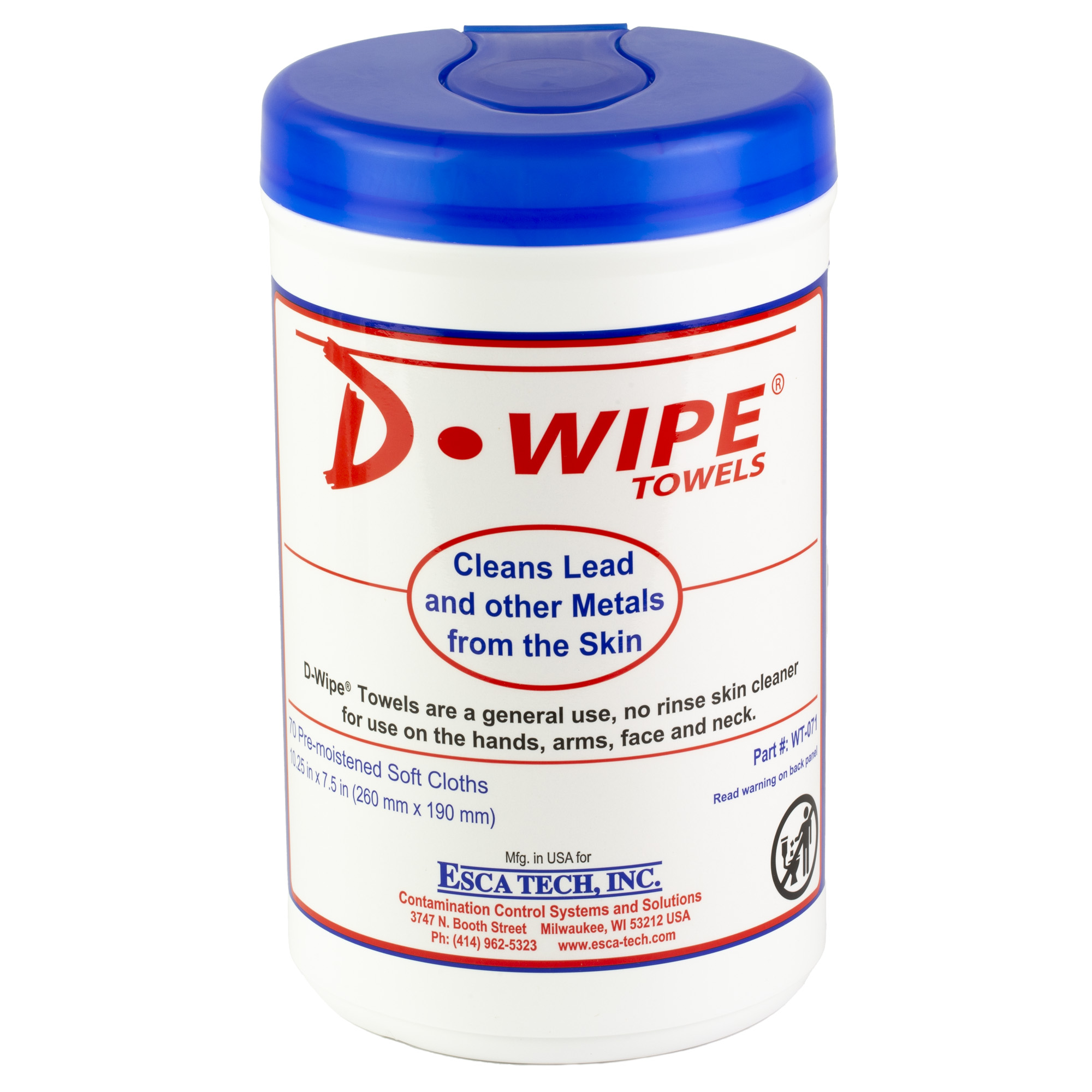 D-WIPE TOWELS 6-70 CT CANISTERS - Image 2