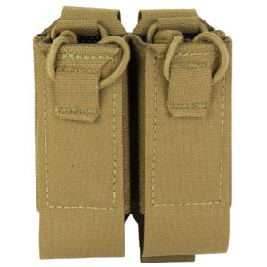 HSP DOUBLE PISTOL MAG POUCH COY