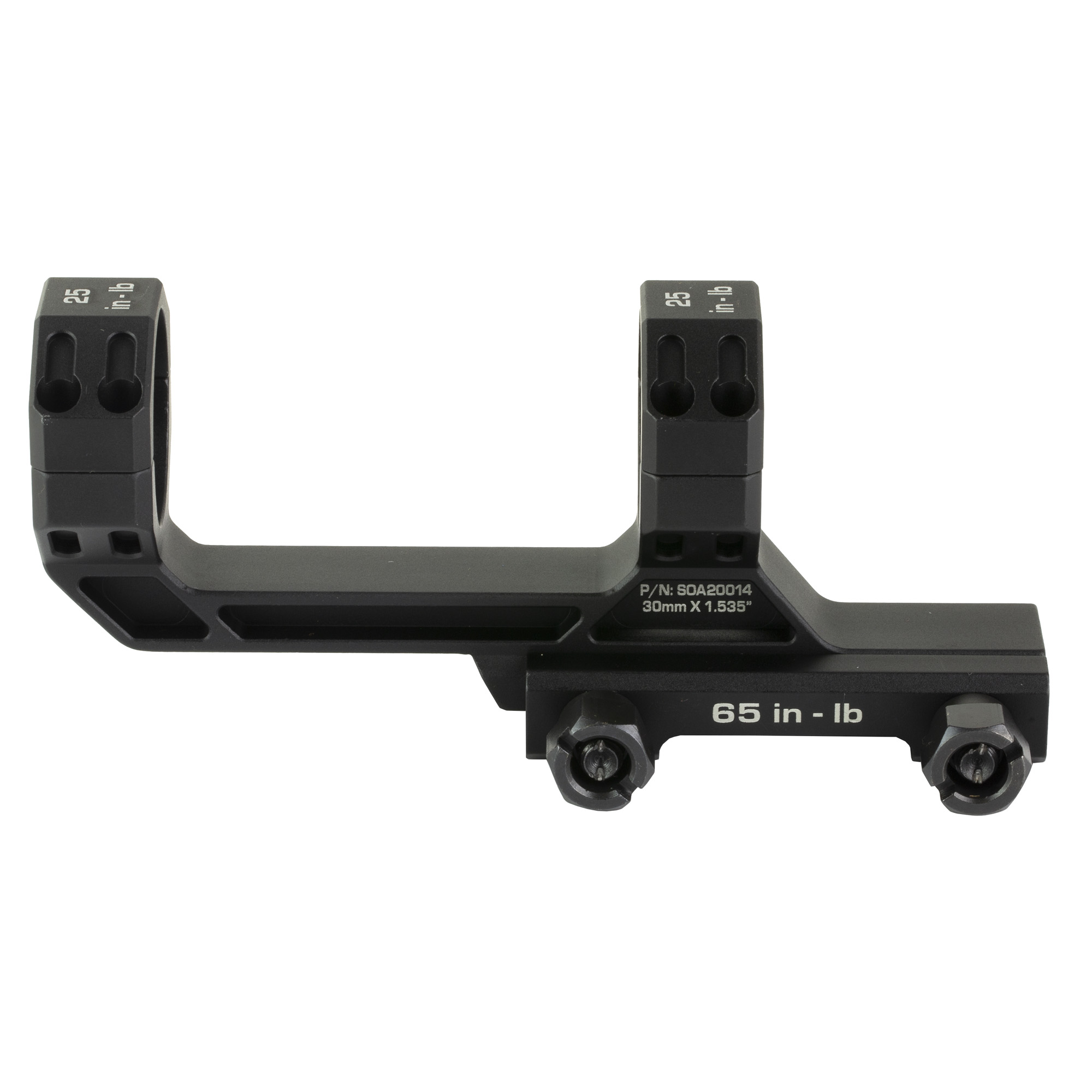 SIG ALPHA-MSR MOUNT 30MM 0 MOA BLK - Image 3