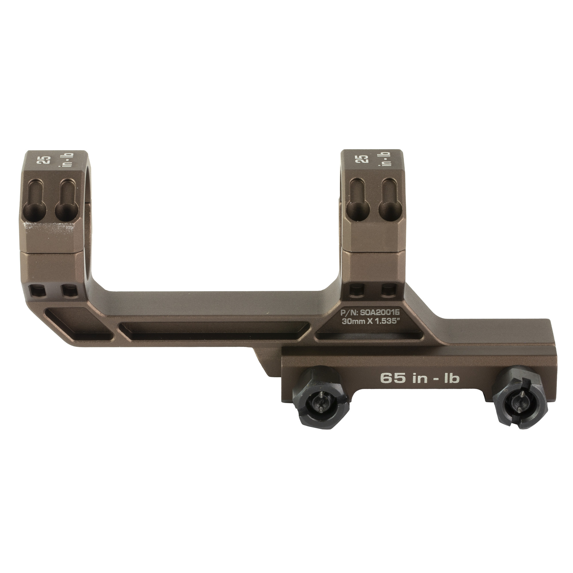 SIG ALPHA-MSR MOUNT 30MM 0 MOA COY - Image 3