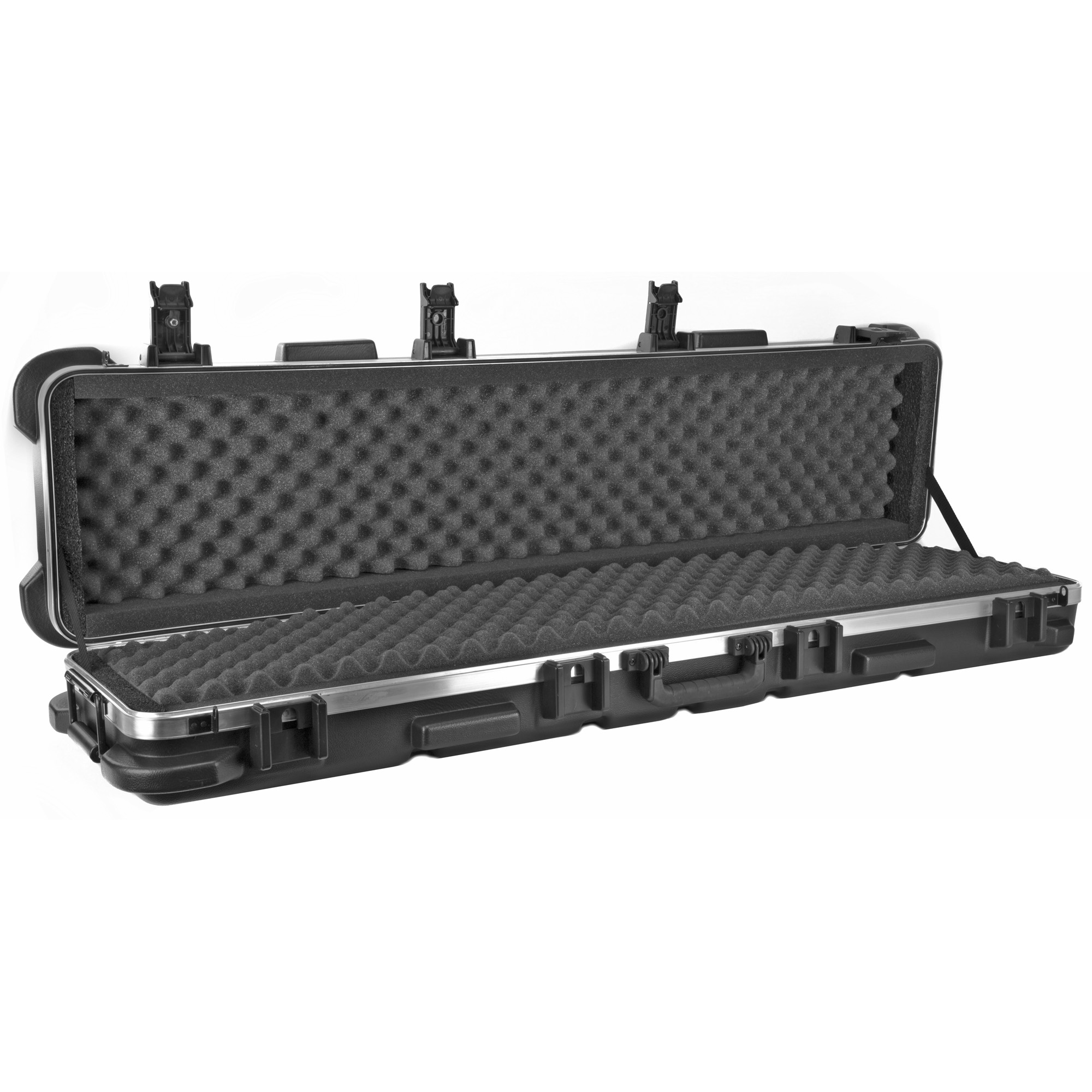SKB DOUBLE RIFLE CASE W/WHLS 22LBS - Image 4