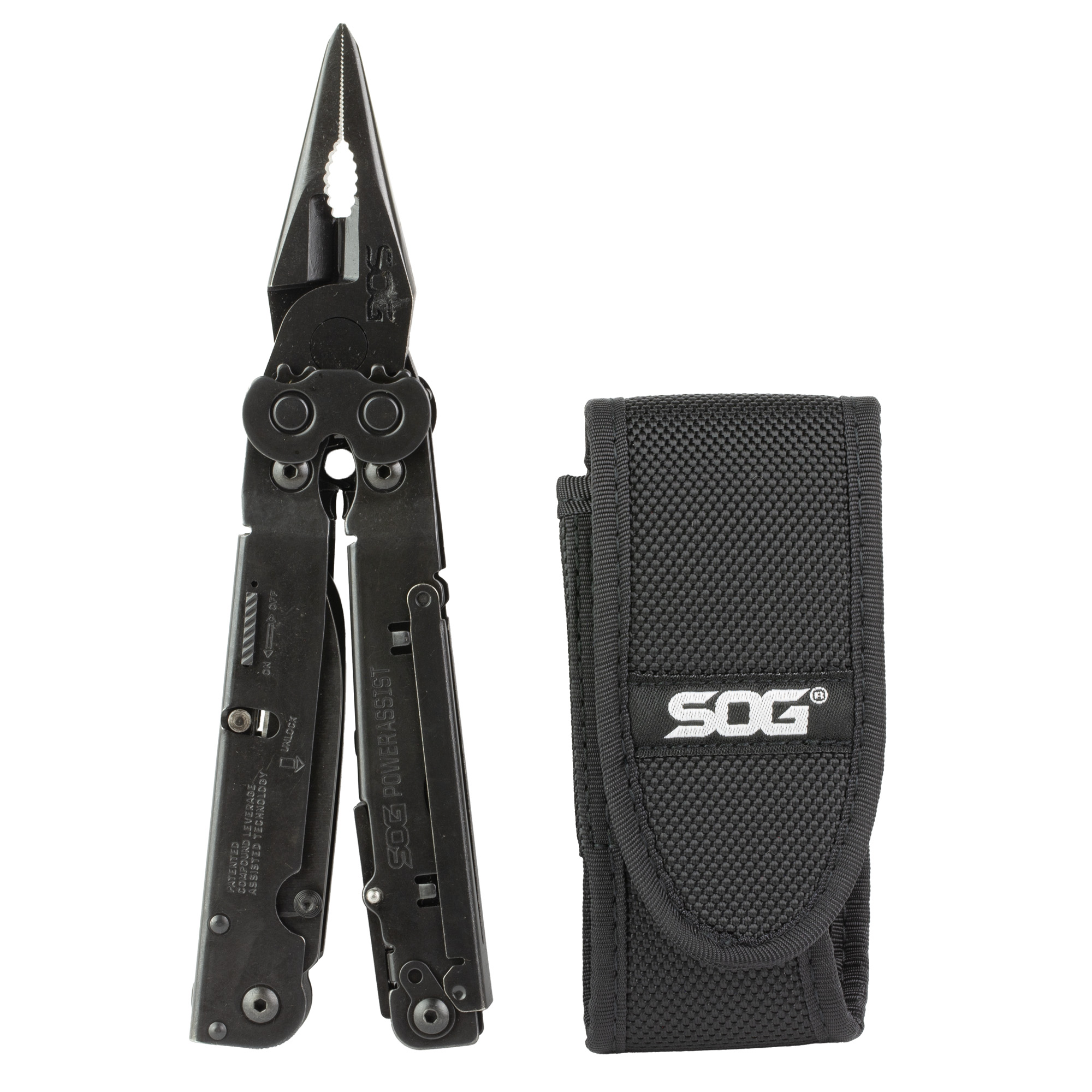 SOG POWERASSIST BLACK W/SHEATH - Image 5