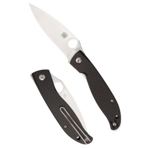 SPYDERCO MANTRA 4 CF 3.34" BLK/SLV