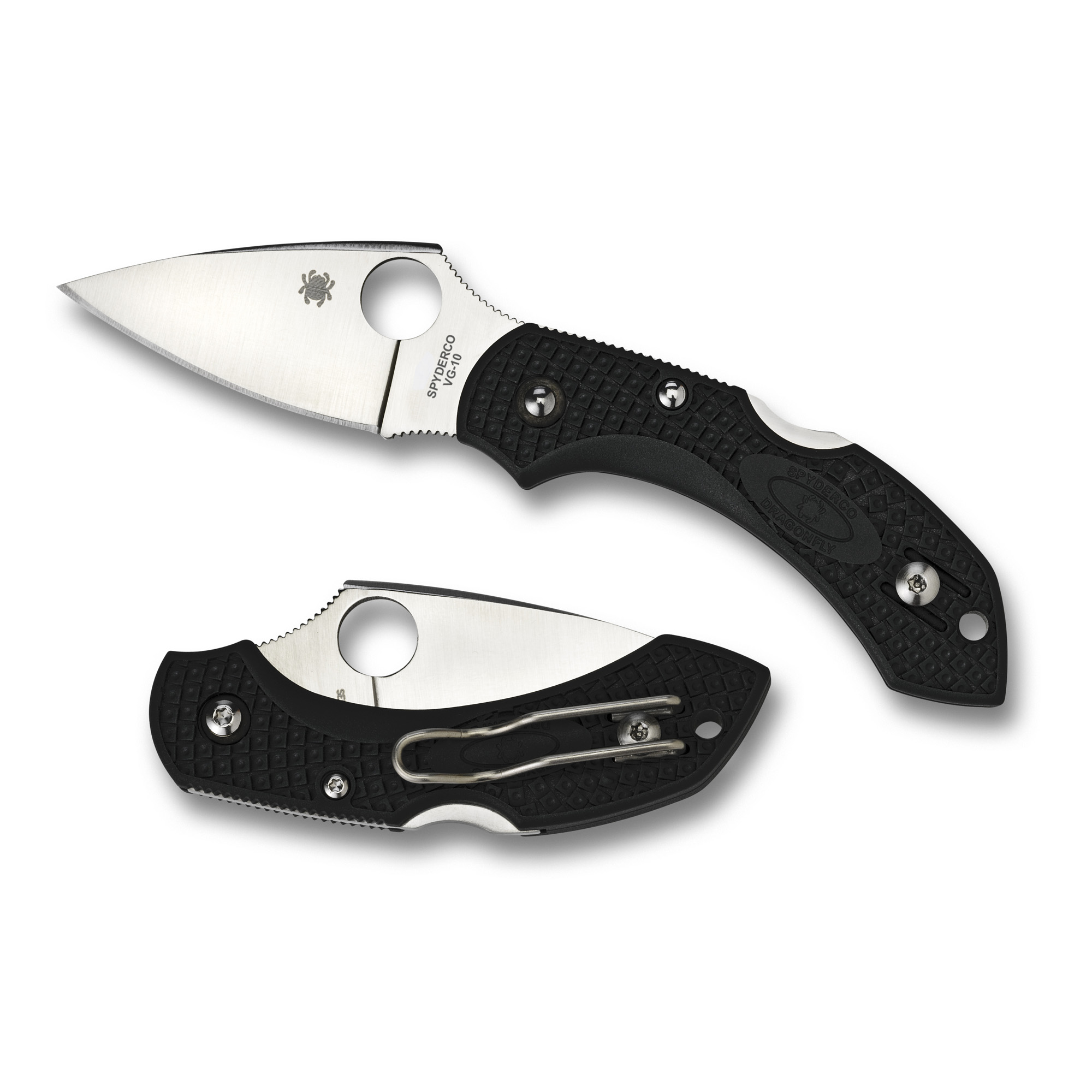 SPYDERCO DRAGONFLY2 BLACK FRN PLAIN