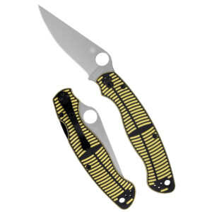 SPYDERCO MILITARY 2 SALT 4" YLW/BLK