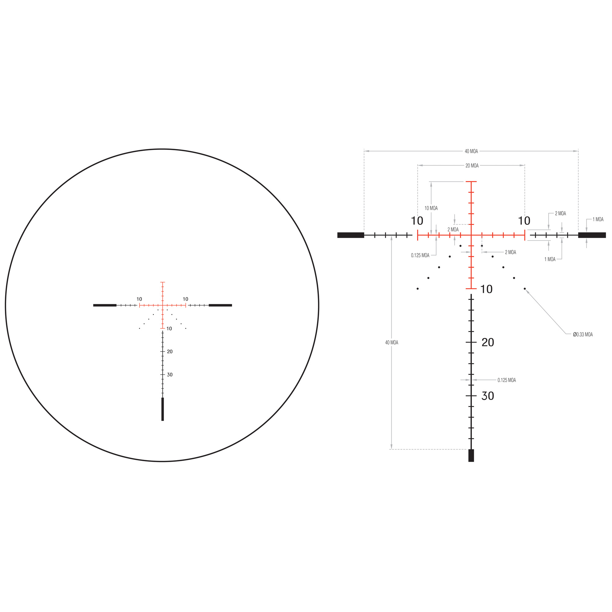 TRIJICON CREDO HX 2.5-10X56 MOA RED - Image 4