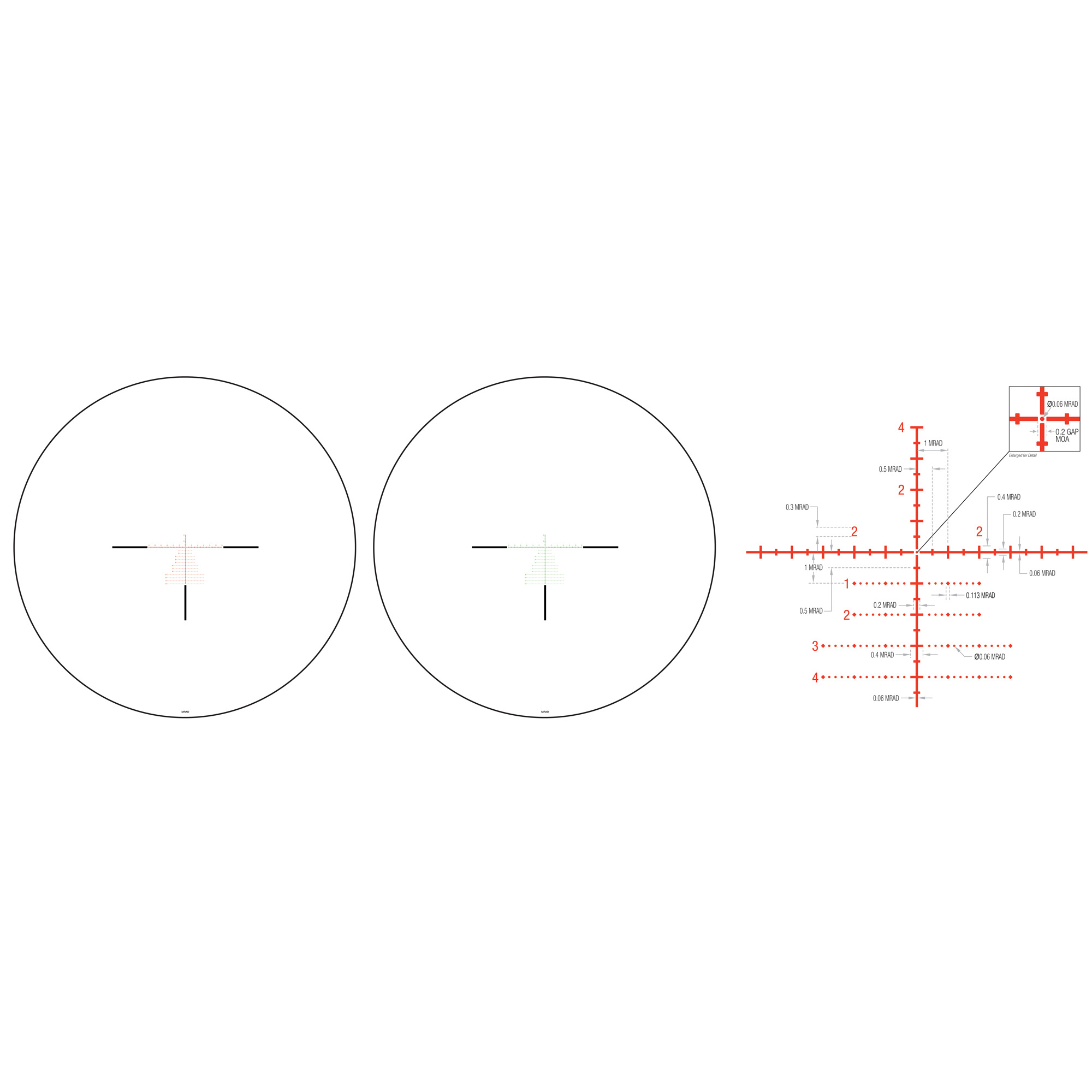 TRIJICON TENMILE 3-18X44 FFP MRA R/G - Image 4