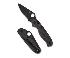 SPYDERCO BUTTONUP CF PE 3.27" BLK
